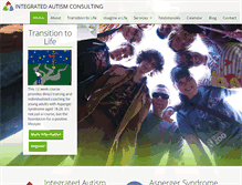Tablet Screenshot of integratedautismconsulting.com